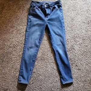 American Eagle Outfitters Dark Blue Skinny Jeans SIZE 8 SHORT
